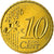 Francja, 10 Euro Cent, 2000, Paris, MS(63), Mosiądz, KM:1285