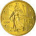 France, 10 Euro Cent, 2004, MS(63), Brass, KM:1285