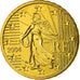 França, 10 Euro Cent, 2004, MS(63), Latão, KM:1285