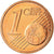 França, Euro Cent, 2007, MS(63), Aço Cromado a Cobre, KM:1282