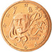 Francia, 2 Euro Cent, 2009, SPL, Acciaio placcato rame, KM:1283