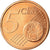Frankrijk, 5 Euro Cent, 2009, UNC-, Copper Plated Steel, KM:1284
