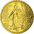 França, 10 Euro Cent, 2009, MS(63), Latão, KM:1410