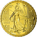 Francia, 10 Euro Cent, 2009, SPL, Ottone, KM:1410