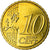 França, 10 Euro Cent, 2009, MS(63), Latão, KM:1410