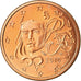 France, 5 Euro Cent, 2010, SPL, Copper Plated Steel, KM:1284