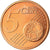 Frankrijk, 5 Euro Cent, 2010, UNC-, Copper Plated Steel, KM:1284