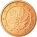 GERMANY - FEDERAL REPUBLIC, Euro Cent, 2005, MS(63), Copper Plated Steel, KM:207