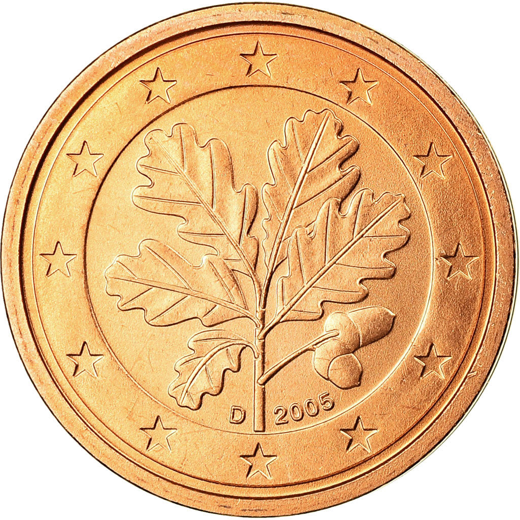 République fédérale allemande, 2 Euro Cent, 2005, SPL, Copper Plated Steel