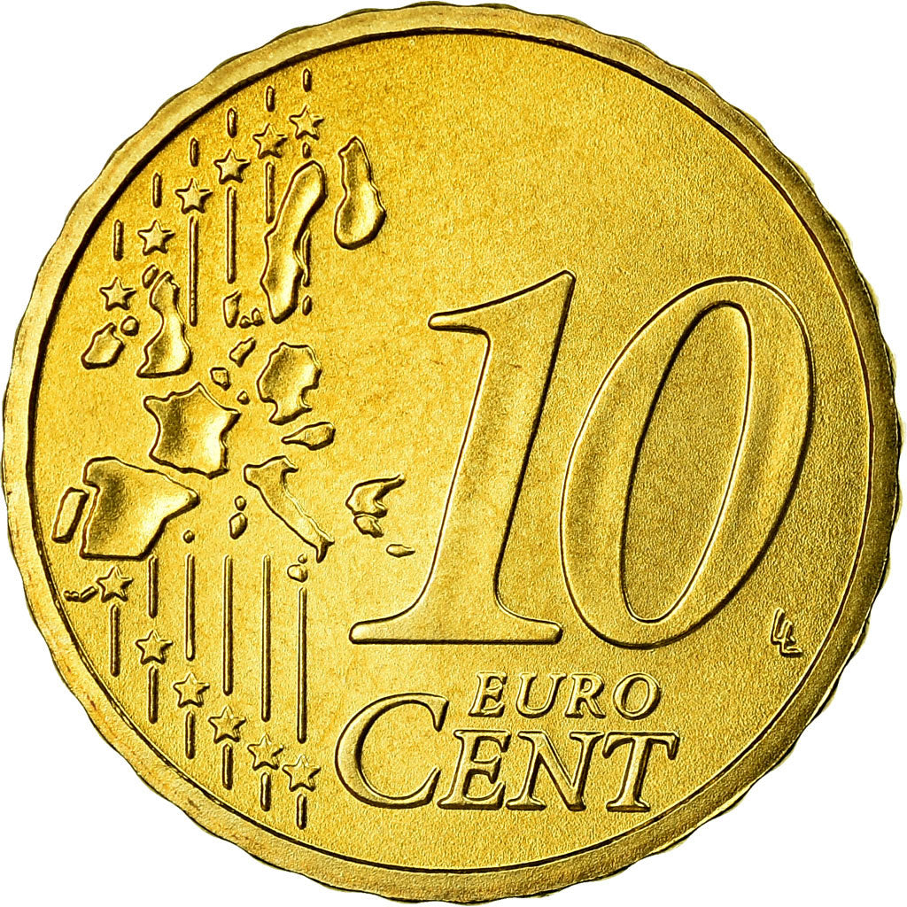GERMANIA - REPUBBLICA FEDERALE, 10 Euro Cent, 2005, SPL, Ottone, KM:210