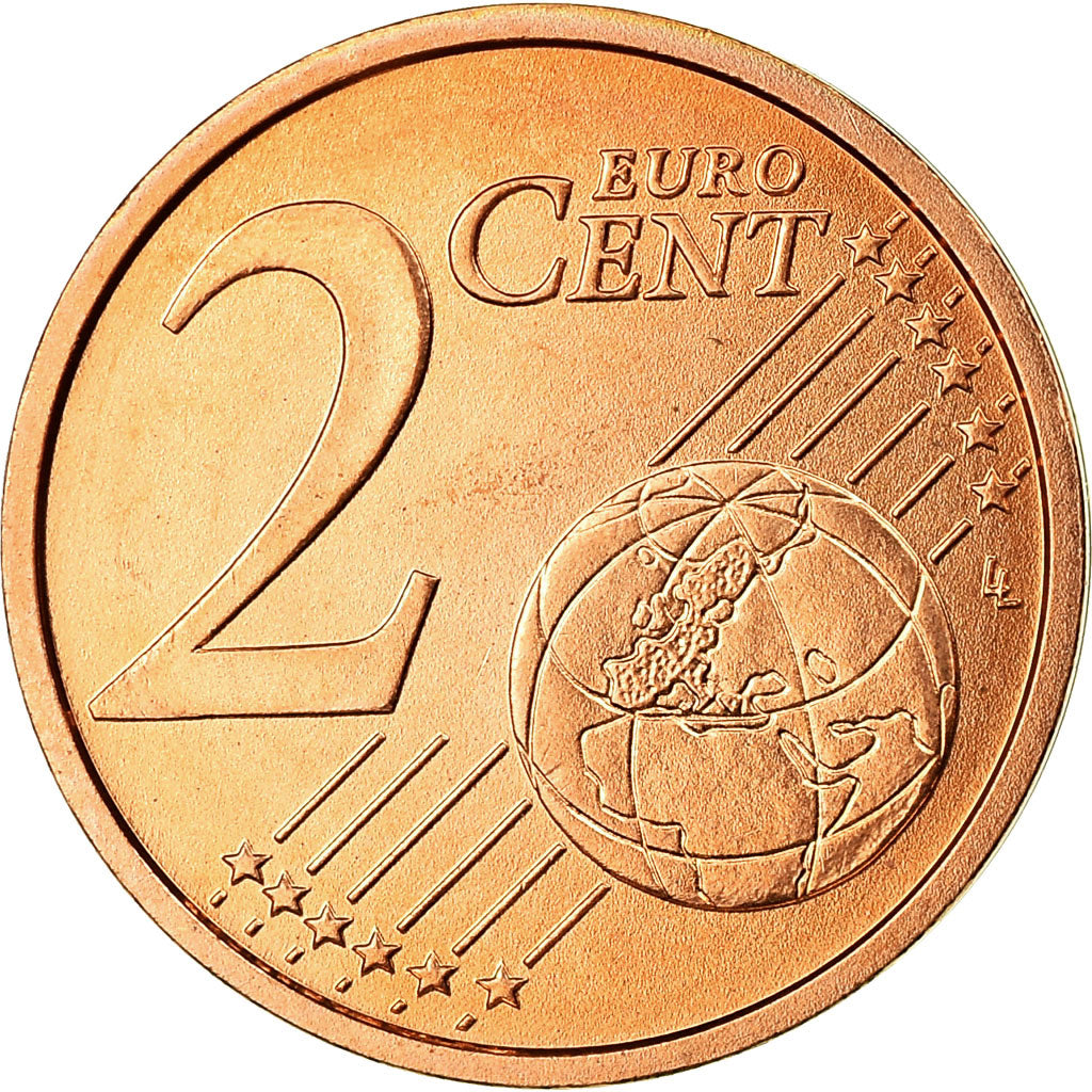 GERMANIA - REPUBBLICA FEDERALE, 2 Euro Cent, 2007, SPL, Acciaio placcato rame