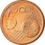 Bundesrepublik Deutschland, 5 Euro Cent, 2007, UNZ, Copper Plated Steel, KM:209
