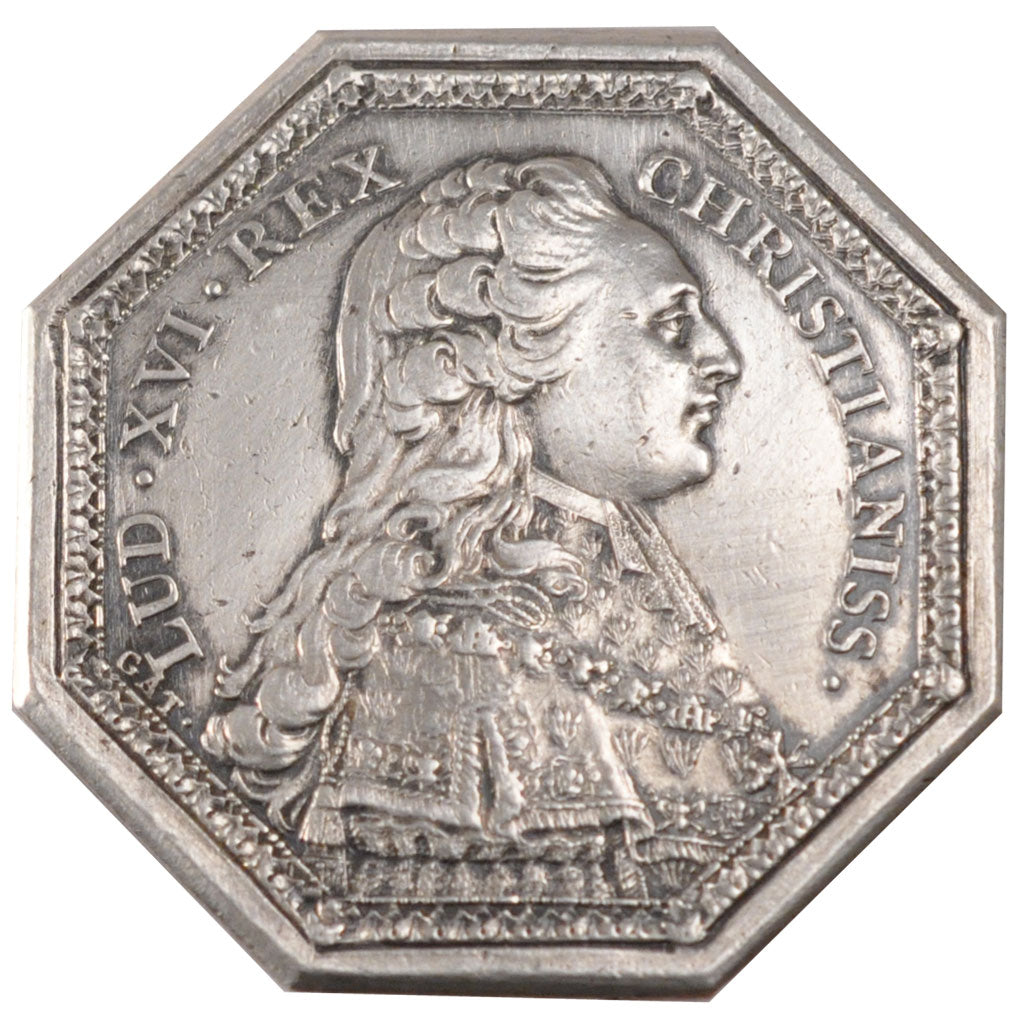 France, Royal, Token, 1778, AU(50-53), Silver, Feuardent #inédit, 17.09