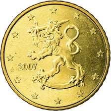Finlandia, 50 Euro Cent, 2007, FDC, Ottone, KM:128