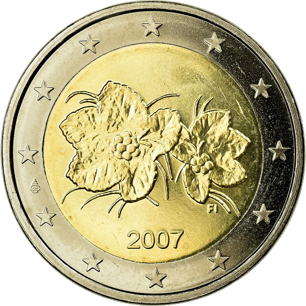 Finland, 2 Euro, 2007, MS(65-70), Bi-Metallic, KM:130
