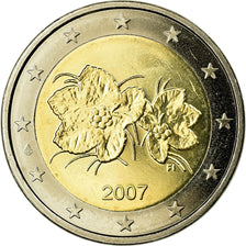 Finland, 2 Euro, 2007, MS(65-70), Bi-Metallic, KM:130