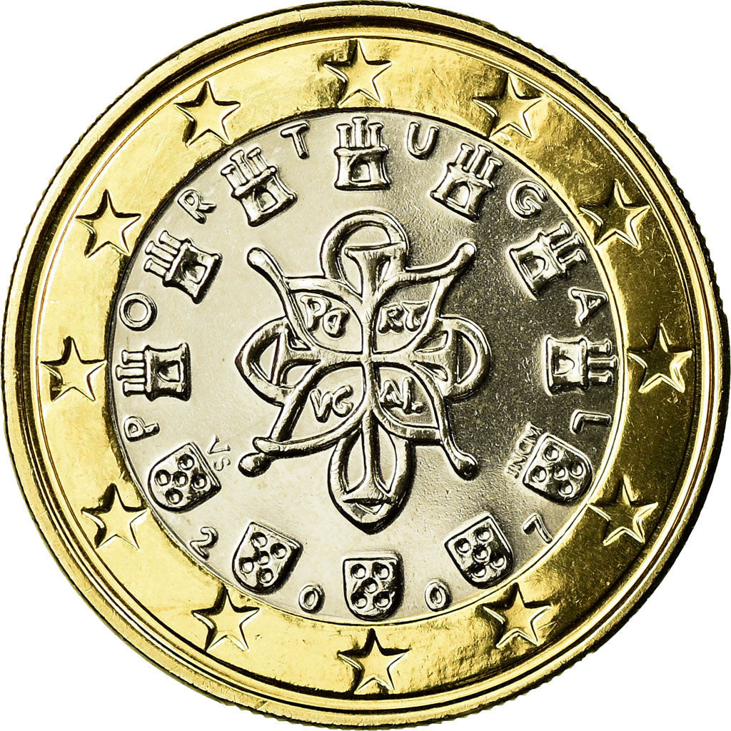 Portugal, Euro, 2007, BU, MS(65-70), Bimetálico, KM:746