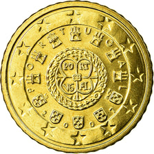 Portugal, 50 Euro Cent, 2007, BU, MS(65-70), Brass, KM:745