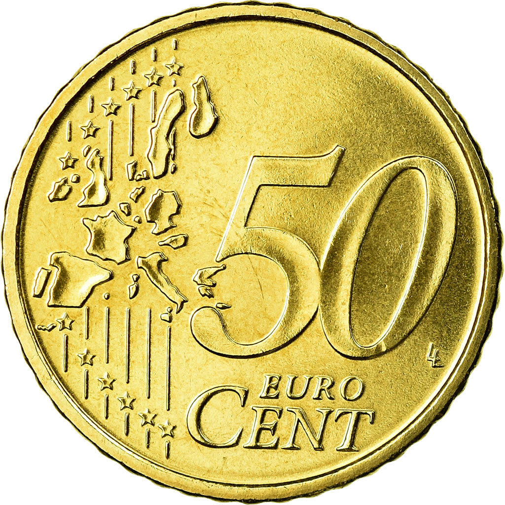 Portugal, 50 Euro Cent, 2007, BU, MS(65-70), Brass, KM:745