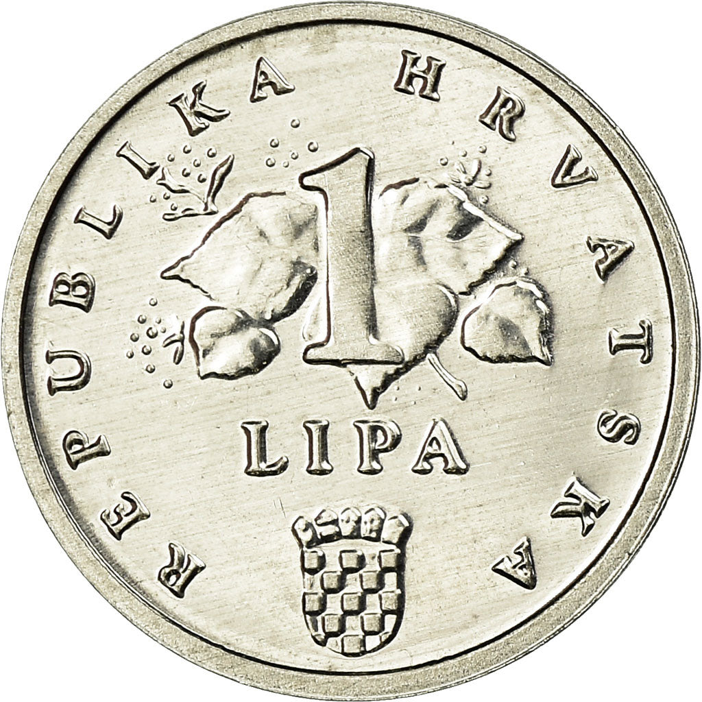 Münze, Kroatien, Lipa, 1993, STGL, Aluminium, KM:3