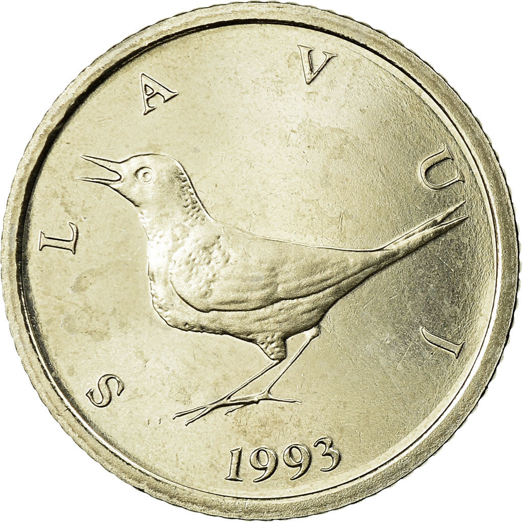 Coin, Croatia, Kuna, 1993, MS(65-70), Copper-Nickel-Zinc, KM:9.1