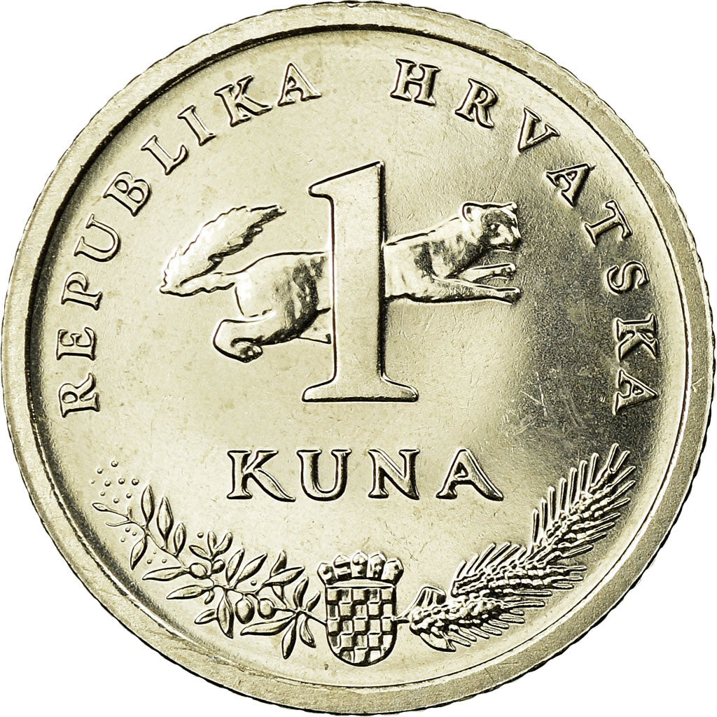 Coin, Croatia, Kuna, 1993, MS(65-70), Copper-Nickel-Zinc, KM:9.1