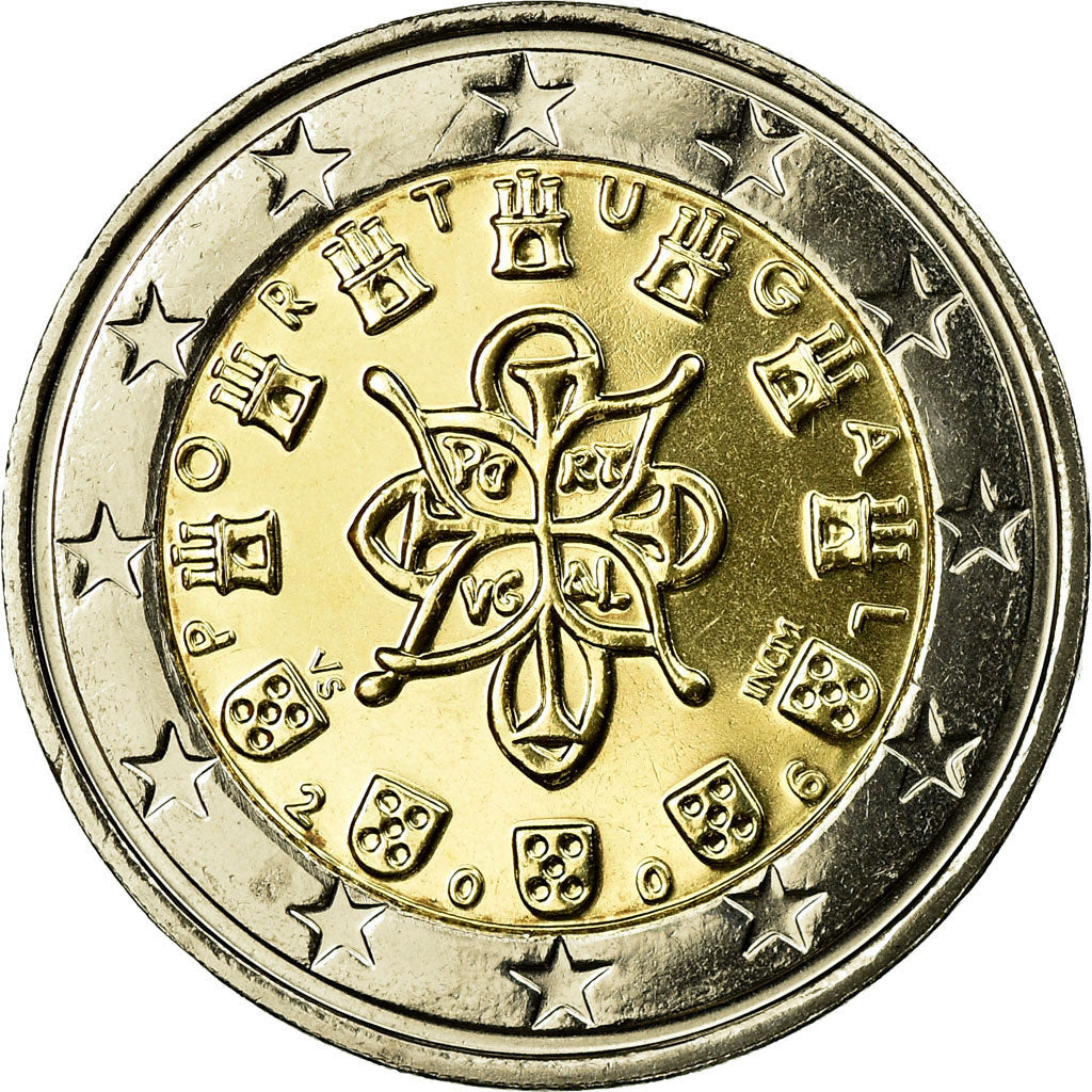 Portogallo, 2 Euro, 2006, FDC, Bi-metallico, KM:747