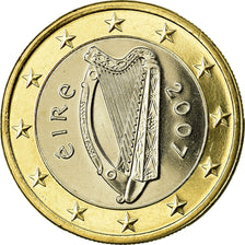 IRELAND REPUBLIC, Euro, 2007, MS(65-70), Bi-Metallic, KM:50