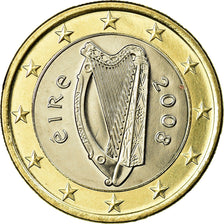 IRELAND REPUBLIC, Euro, 2008, MS(65-70), Bi-Metallic, KM:50
