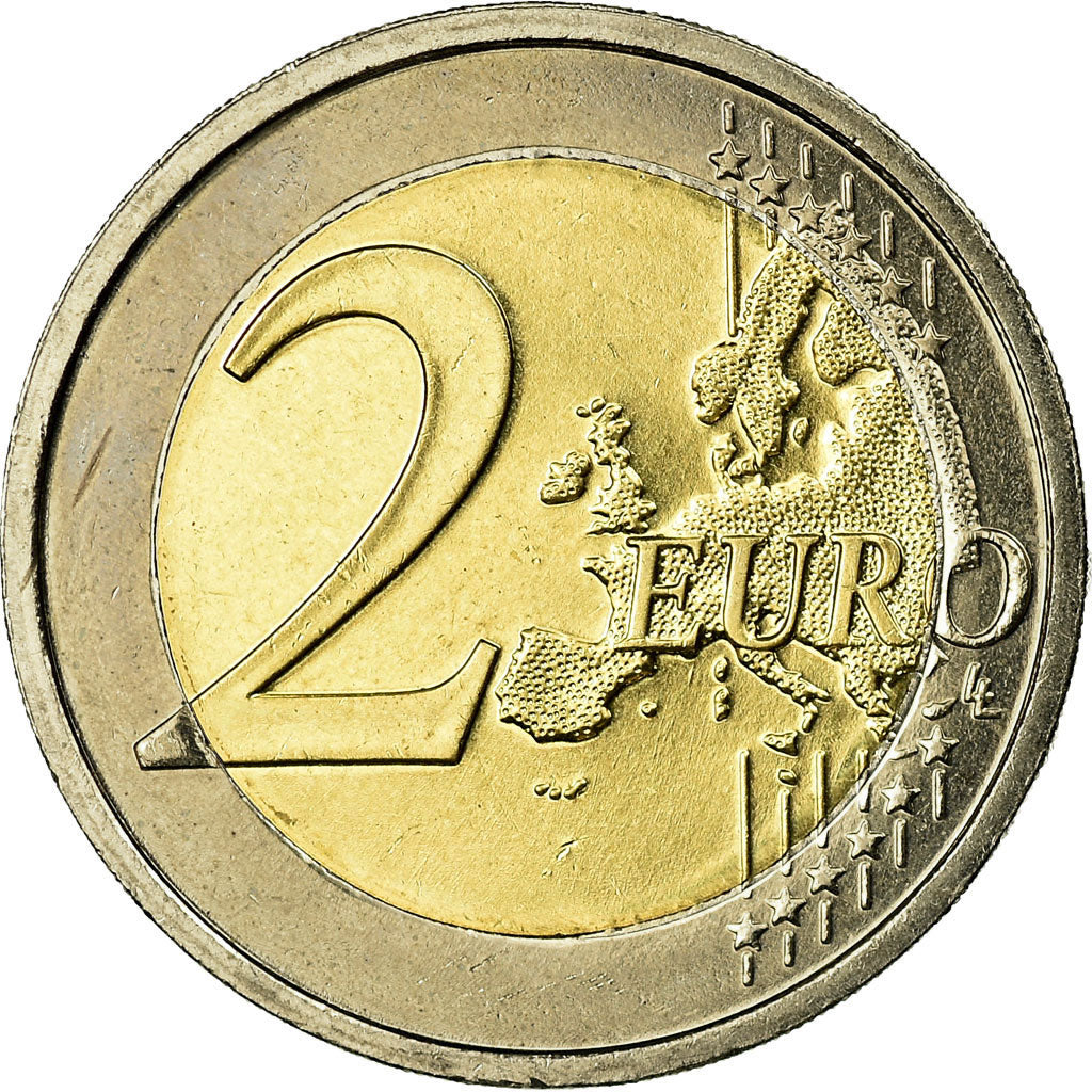 IRELAND REPUBLIC, 2 Euro, 2008, MS(65-70), Bi-Metallic, KM:51
