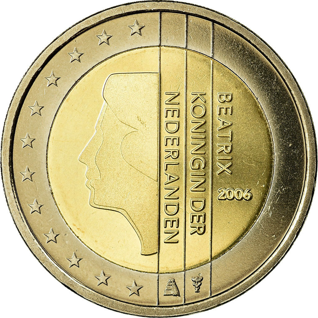 Netherlands, 2 Euro, 2006, MS(65-70), Bi-Metallic, KM:241