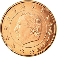 Belgium, 5 Euro Cent, 2007, MS(65-70), Copper Plated Steel, KM:226