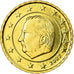 Belgium, 10 Euro Cent, 2007, MS(65-70), Brass, KM:242