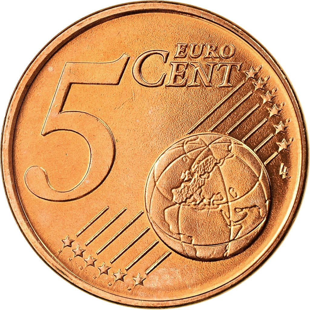 Grecia, 5 Euro Cent, 2006, FDC, Cobre chapado en acero, KM:183