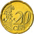 Greece, 20 Euro Cent, 2006, MS(65-70), Brass, KM:185