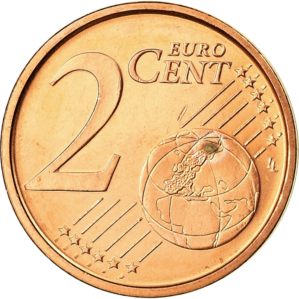 Spagna, 2 Euro Cent, 2006, FDC, Acciaio placcato rame, KM:1041