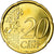 Hiszpania, 20 Euro Cent, 2006, Madrid, MS(65-70), Mosiądz, KM:1044