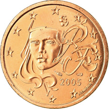 France, 5 Euro Cent, 2005, FDC, Copper Plated Steel, KM:1284