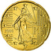 France, 20 Euro Cent, 2006, FDC, Laiton, KM:1286