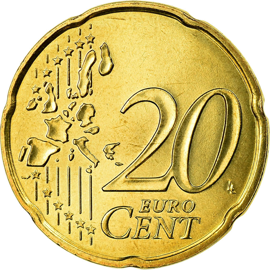 France, 20 Euro Cent, 2006, FDC, Laiton, KM:1286