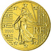 France, 50 Euro Cent, 2006, MS(65-70), Brass, KM:1287
