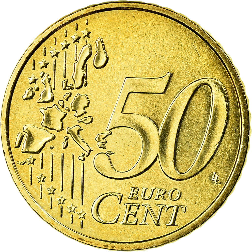 France, 50 Euro Cent, 2006, MS(65-70), Brass, KM:1287
