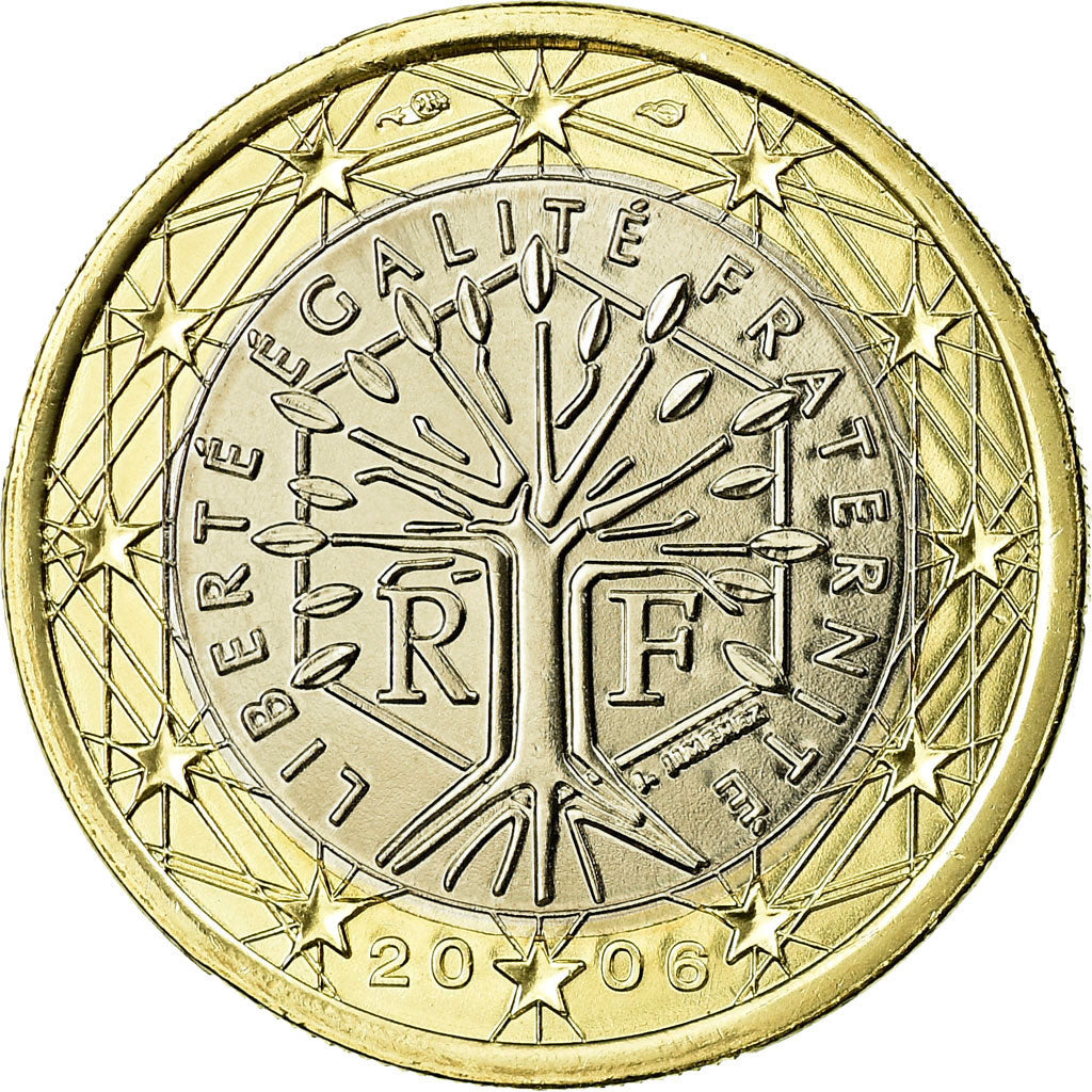 France, Euro, 2006, MS(65-70), Bi-Metallic, KM:1288