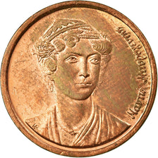 Coin, Greece, 2 Drachmes, 1990, Athens, EF(40-45), Copper, KM:151