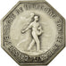 France, Token, Savings Bank, 1843, AU(55-58), Silver