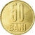 Moneta, Rumunia, 50 Bani, 2005, Bucharest, AU(55-58), Mosiądz niklowy, KM:192