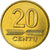 Moneta, Litwa, 20 Centu, 1997, MS(63), Mosiądz niklowy, KM:107