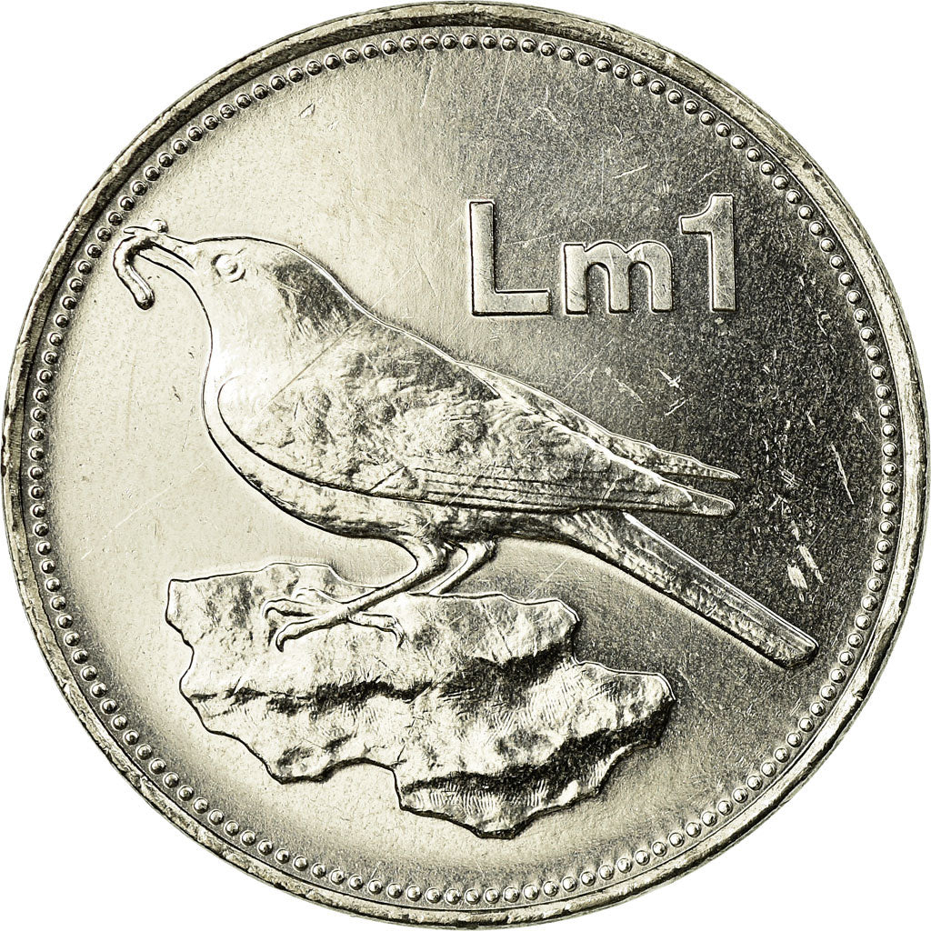 Coin, Malta, Lira, 2000, AU(55-58), Nickel, KM:99
