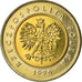 Moneta, Polonia, 5 Zlotych, 1996, Warsaw, SPL, Bi-metallico, KM:284