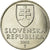 Munten, Slowakije, 2 Koruna, 2002, PR, Nickel plated steel, KM:13
